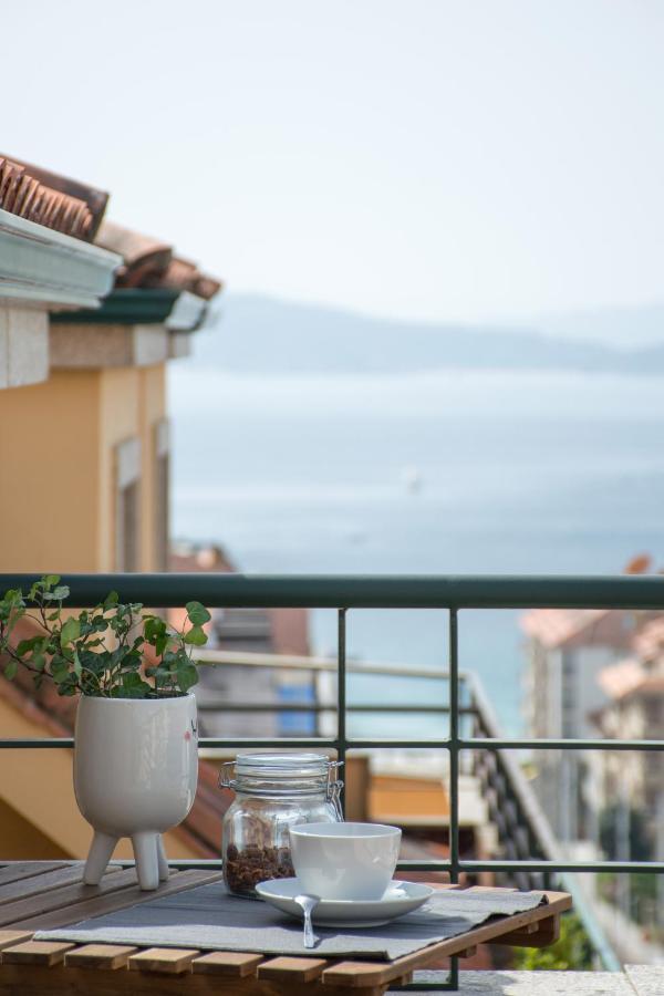 Ferienwohnung Precioso Atico Con Terraza Y Vistas A Silgar. Sanxenxo Exterior foto